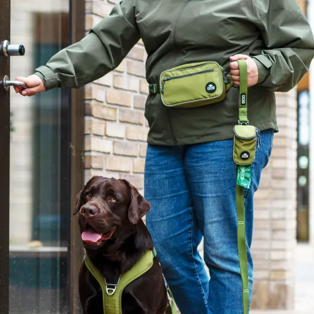 【DOG Copenhagen】丹麥犬Urban Trail 隨行包牽繩(四段式牽繩 多功能收納包)