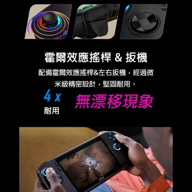 【MSI 微星】Claw 7 AI+ 7吋電競掌機(Ultra 7 258V/32G/512G PCIe SSD/W11/A2VM-002TW)