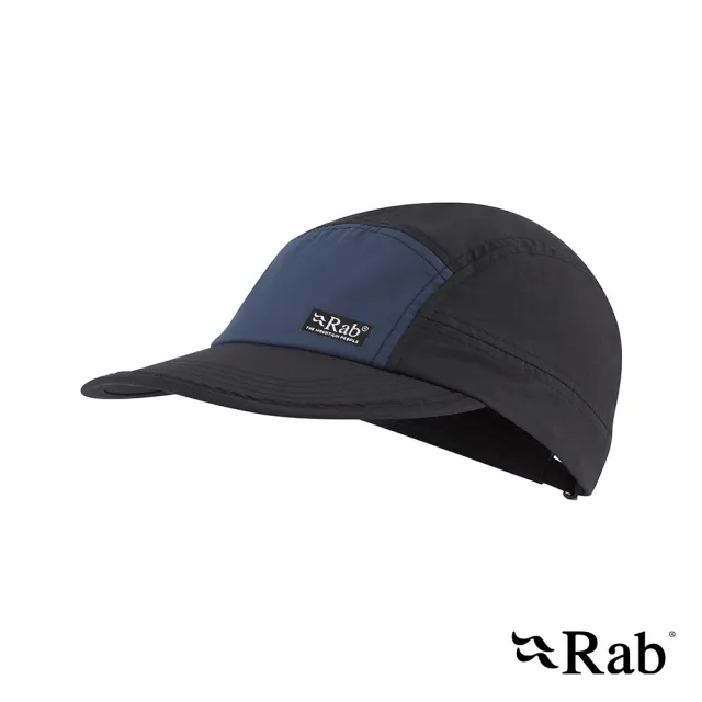 【RAB】Vista 5 Panel Cap 撞色休閒露營帽 烏木灰/暴風藍 #QAB66