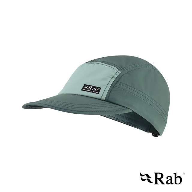 【RAB】Vista 5 Panel Cap 撞色休閒露營帽 鼠尾草/薄荷綠 #QAB66