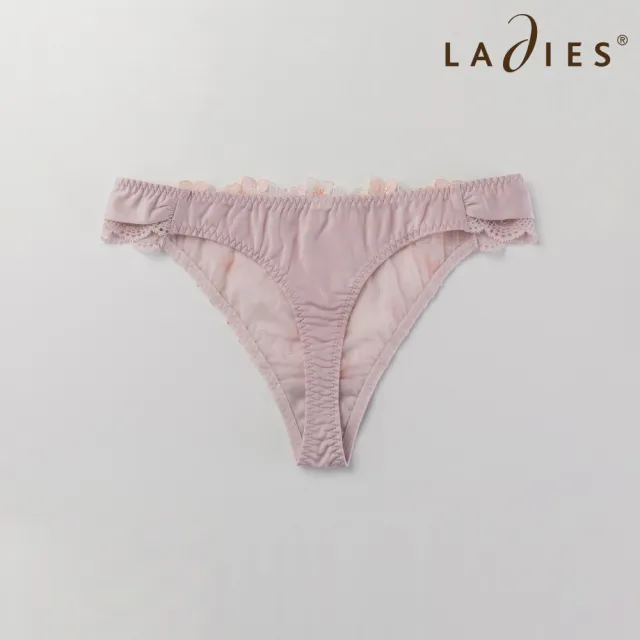【Ladies 蕾黛絲】Trend it up Premium Q真水丁字褲 M-L(愛戀粉晶)