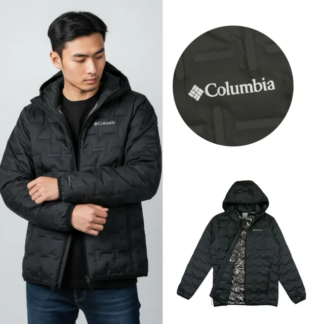 【Columbia 哥倫比亞】鋁點反射 羽絨外套 連帽 650FP 保暖外套 防潑水 防風 哥倫比亞 連帽外套 @1774HQ2
