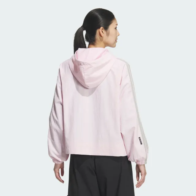 【adidas 愛迪達】運動 休閒 連帽 女外套 DCE WV LL  JKT(KR7603)