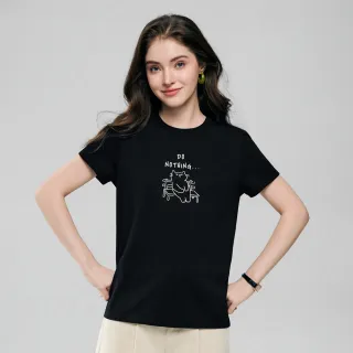 【GIORDANO 佐丹奴】女裝純棉印花短袖T恤(多色任選)