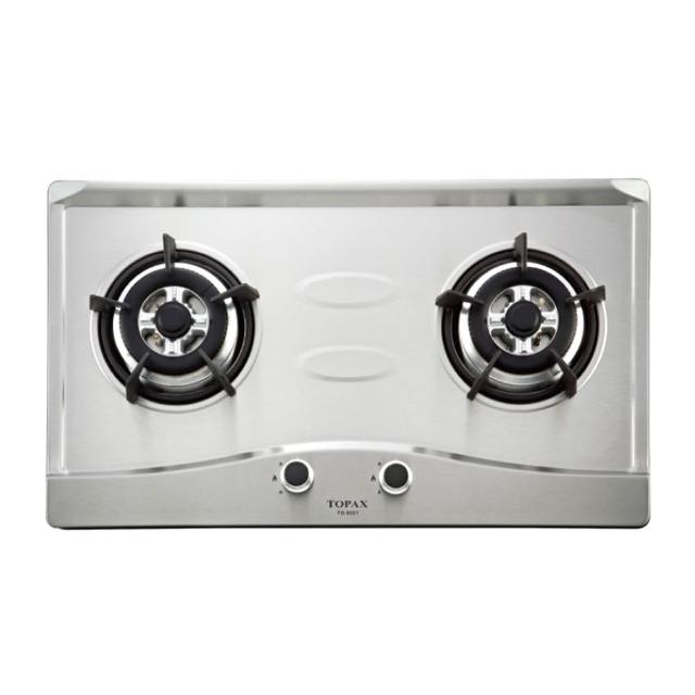 【莊頭北】二口不鏽鋼檯面爐(TG-8501S 原廠保固基本安裝)