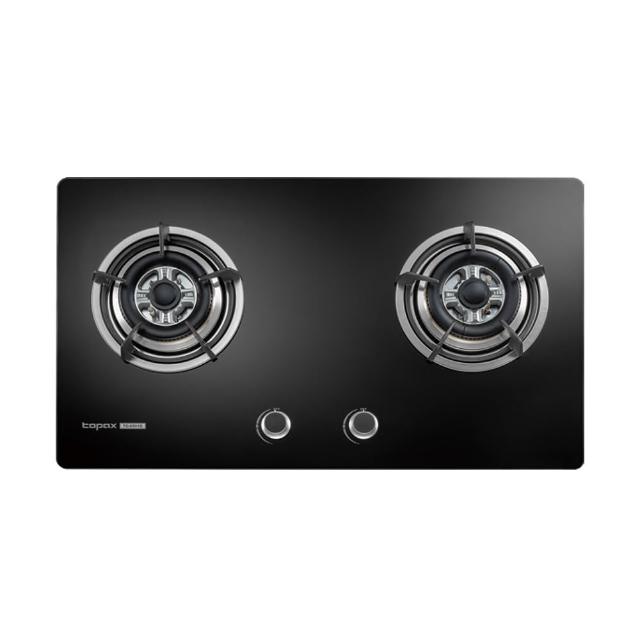 【莊頭北】二口黑色強化玻璃檯面爐( TG-8501G 原廠保固基本安裝)