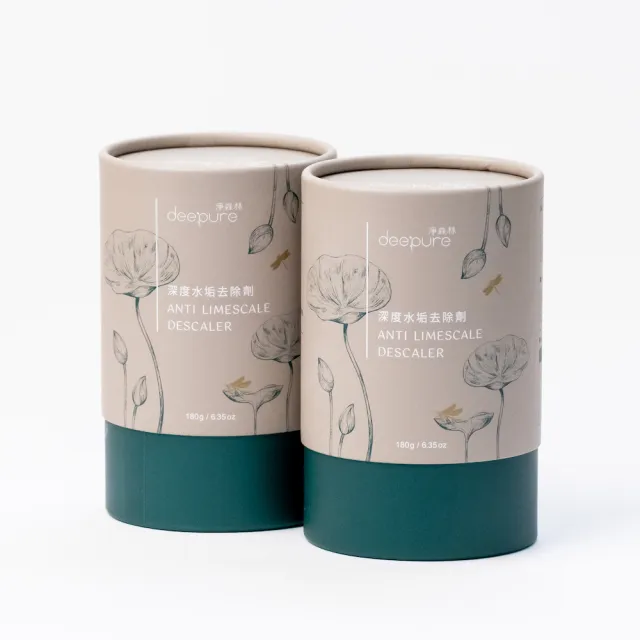 【DEEPURE 淨森林】深度水垢去除劑180g 2入組 (洗碗機&奶瓶機通用)