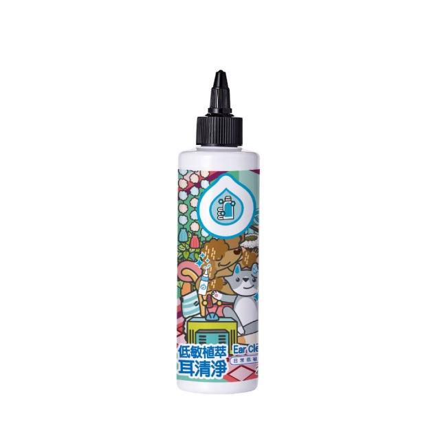 【ODOUT 臭味滾】日常潔耳液200ml-寵物適用(除臭/低敏/耳道肌膚呵護/無香精/犬貓適用)