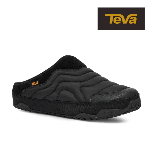 【TEVA】菠蘿麵包鞋 男鞋 女鞋 休閒鞋 懶人鞋 兩穿式防潑水 保暖 ReEmber Terrain 黑 TV1129596BLK