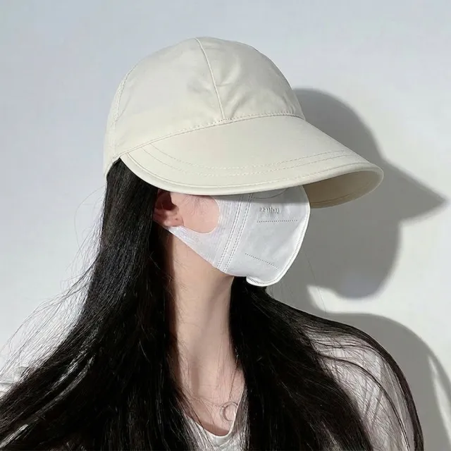【I.Dear】韓國網紅同款趙露思春夏薄款復古休閒寬簷鴨舌帽(4款/棒球帽 遮陽帽 高爾夫球帽 空頂帽 遮陽帽女)