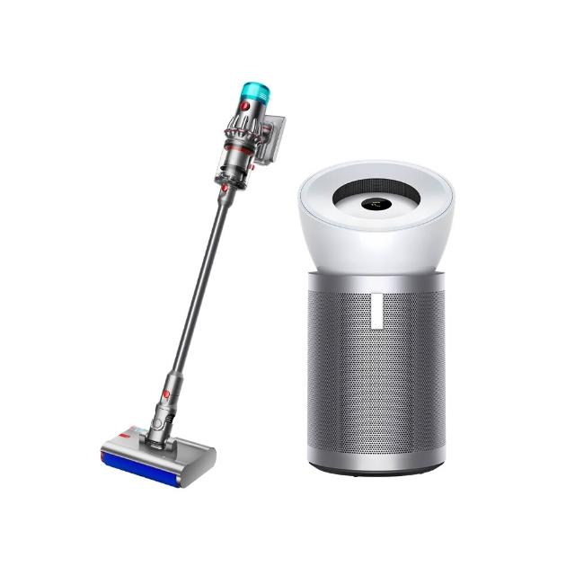【dyson 戴森】V12s 乾溼全能洗地吸塵器(旗艦雙主吸頭) + BP02 強效極靜抗敏空氣清淨機 (超值組)