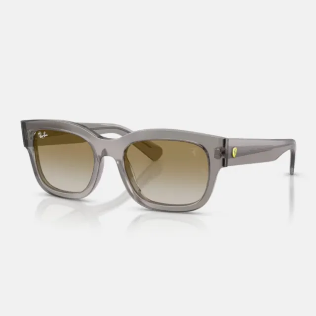 【RayBan 雷朋】法拉利聯名 方形膠框漸層抗UV太陽眼鏡(RB2228M-F7046E 53mm)