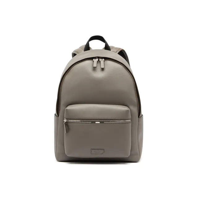 【BALLY】本季精選 BALLY PARTON.O 素面灰真皮輕巧登機後背包