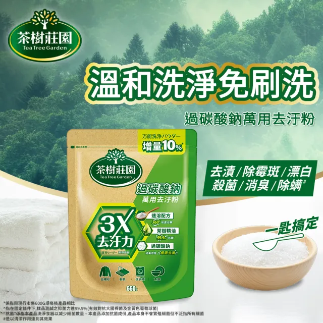 【茶樹莊園】過碳酸鈉萬用去汙粉660g/入