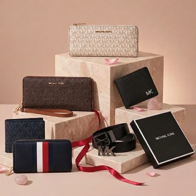COACH】x Michael Kors MK 皮帶/短夾/長夾/禮盒(多款) - momo購物網