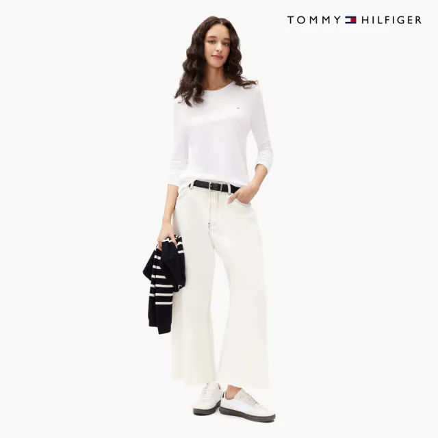 【TOMMY HILFIGER】官方旗艦館基本款圓領 T 恤_裸色