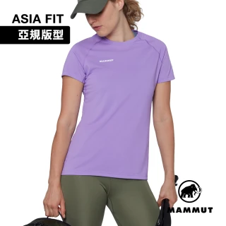 【Mammut 長毛象】Ducan FL T-Shirt AF Women 抗菌短袖排汗衣 薰衣草紫 女款 #1017-07390