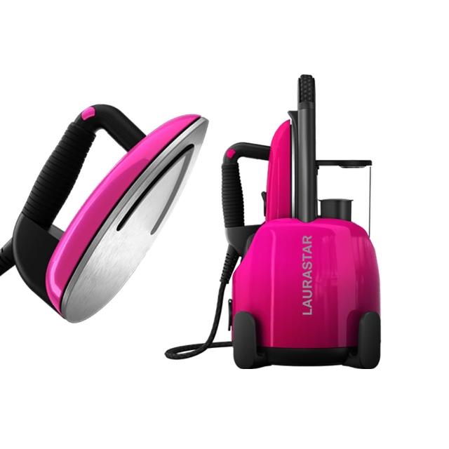 【LAURASTAR】LIFT PLUS高壓蒸汽熨斗-桃色(殺菌機/消毒機/熨斗)