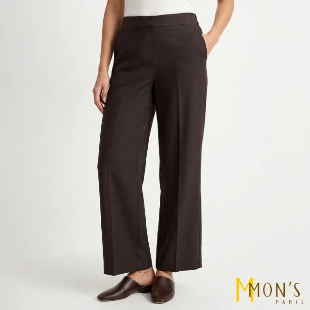 【MON’S】香格麻貼袋兩件式套裝(直)