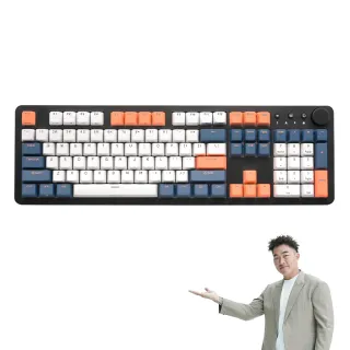 【i-Rocks】K73R PBT 夕陽海灣 無線機械式鍵盤-Cherry軸
