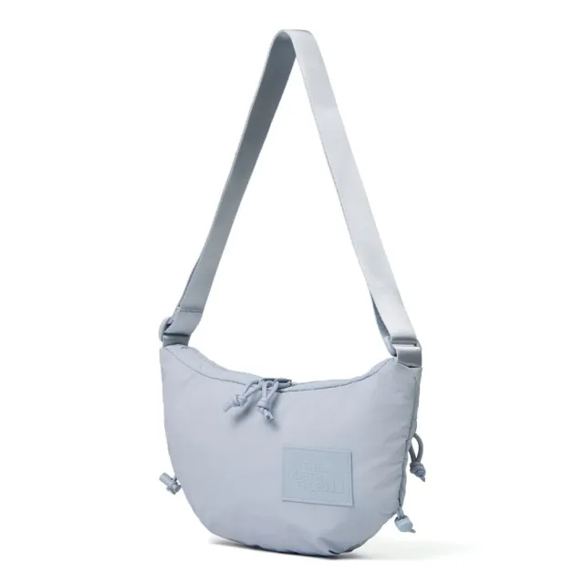 【The North Face】TNF 休閒 運動 DWR防潑水休閒單肩包 W NEVER STOP CROSSBODY 男 女 灰 (NF0A81DSFM2)