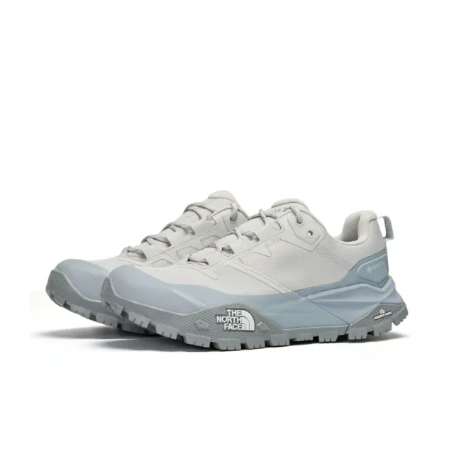 【The North Face】TNF 休閒 運動 拼接專業防水登山鞋 W OFFTRAIL HIKE GORE-TEX 女 藍白 (NF0A8AEHL0T)