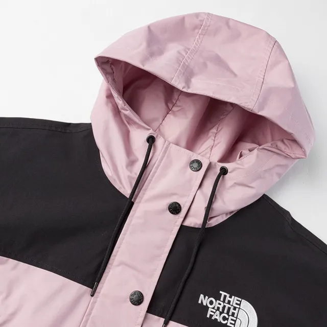 【The North Face】TNF 休閒 運動 DRYVENT防水連帽衝鋒衣 W REIGN ON JACKET - AP 女 粉 (NF0A8FZRF0I)