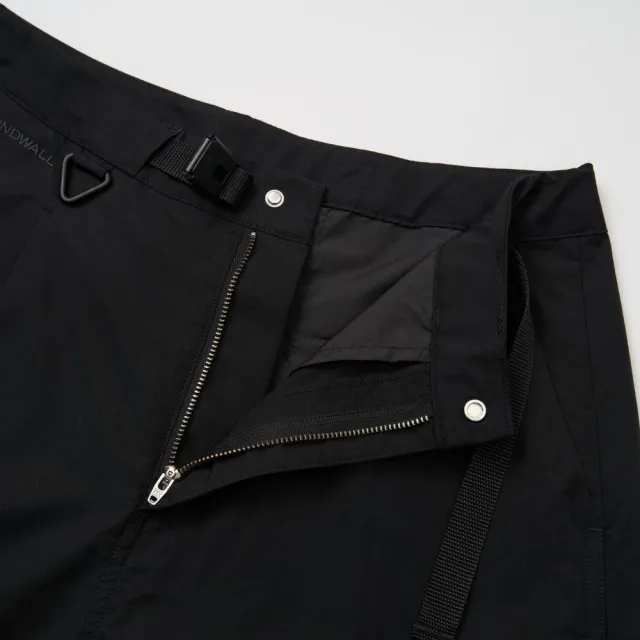 【The North Face】TNF 休閒 運動 防風附腰帶休閒長褲 W MATHER LW PANTS - AP 女 黑 (NF0A8FZWJK3)