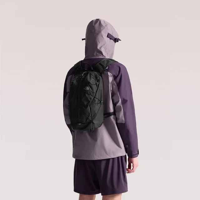 【The North Face】TNF 休閒 運動 DWR防潑水舒適背負後背包 BOREALIS TRAIL 16 男 女 黑 (NF0A8HRZJK3)
