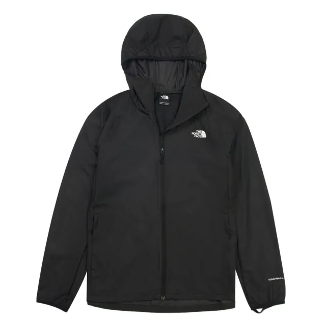 【The North Face】TNF 休閒 運動 防風連帽外套 W FLYWEIGHT BREEZE WIND JACKET - AP 女 黑 (NF0A8G77JK3)