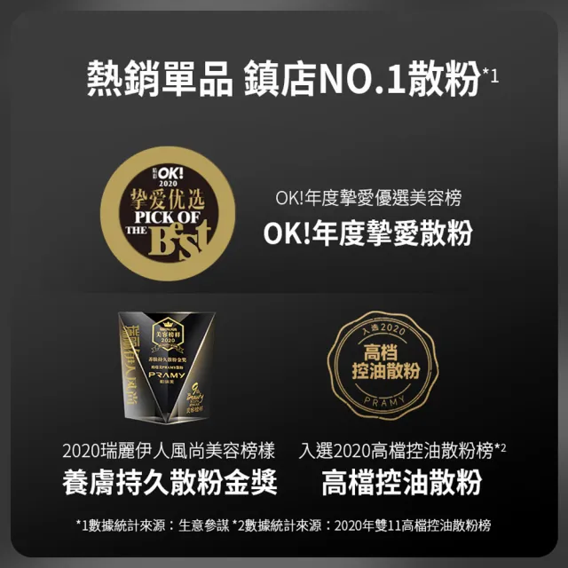 【PRAMY 柏瑞美】清透無瑕絲柔蜜粉 100g(透白色)