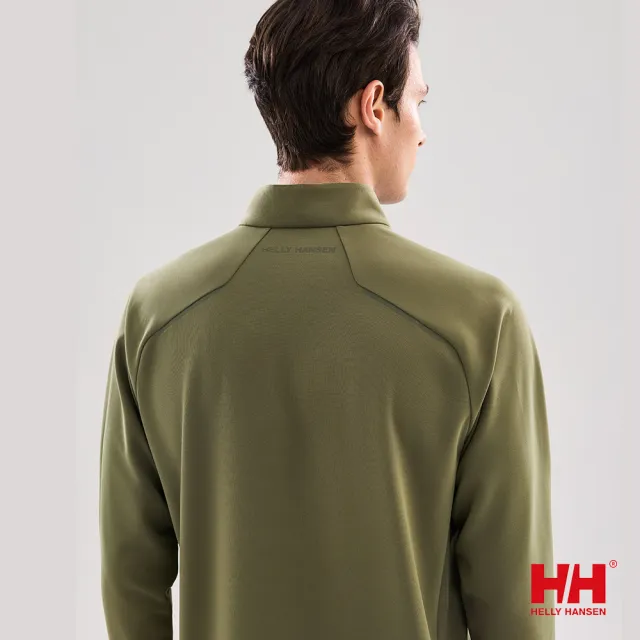 【Helly Hansen】男 H2Explorer 防曬 抗UV 長袖 拉鍊開襟 上衣 黑 卡其綠 白