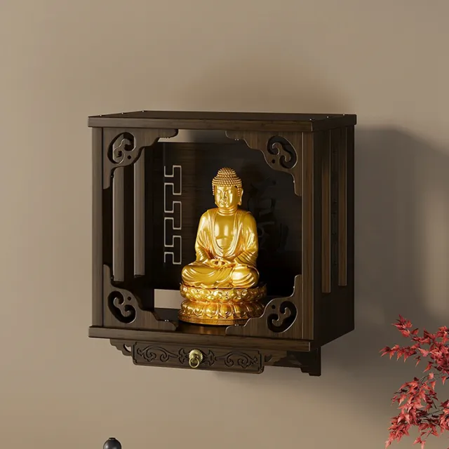 【Quality 聚家】香爐供奉櫃 神明供奉桌 供桌神臺 財神爺供奉臺 供奉香火桌 掛墻款 (分層收納/穩固承重)