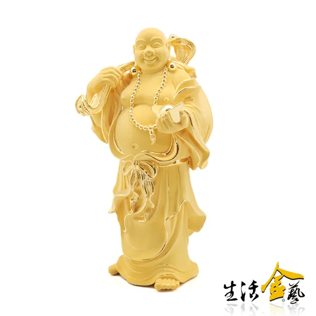 生活金藝】布袋財神彌勒佛黃金擺件(金重足4.29錢) - momo購物網- 好評