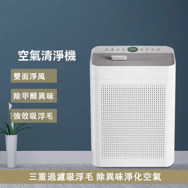 【IPSKY】空氣清淨機 空氣淨化器（強力吸浮毛 除甲醛除異味 PM2.5淨化 雙面淨風設計 空氣除臭機）