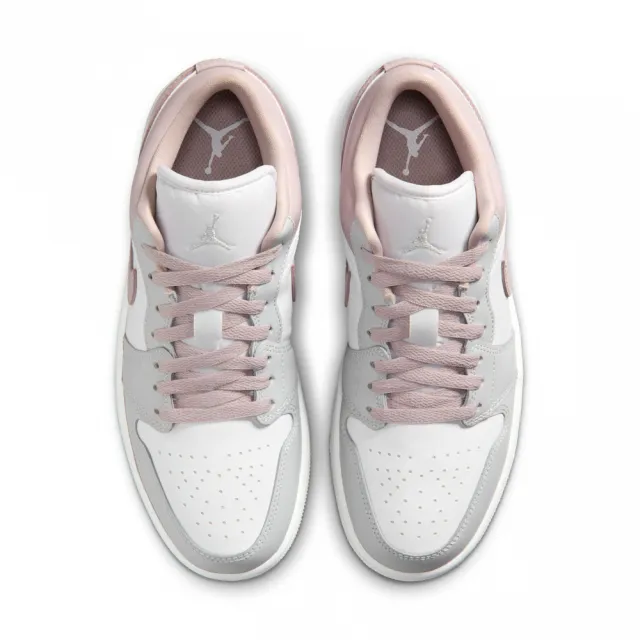 【NIKE 耐吉】WMNS AIR JORDAN 1 LOW 女鞋 休閒鞋 運動鞋 AJ1 喬丹 粉紅灰(DC0774606)