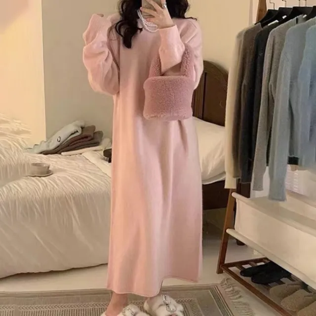 【Uicy】韓版氣質寬鬆顯瘦毛衣 連身裙 吊帶裙 吊帶褲 女裝 S350