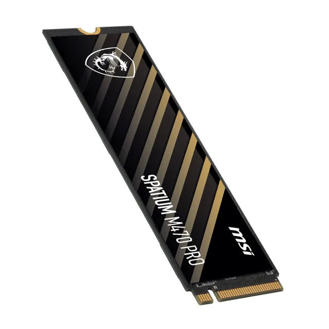 【MSI 微星】SPATIUM M470 Pro 1TB M.2 2280 PCIe 4.0 SSD固態硬碟 (讀6000MB/寫4500MB)