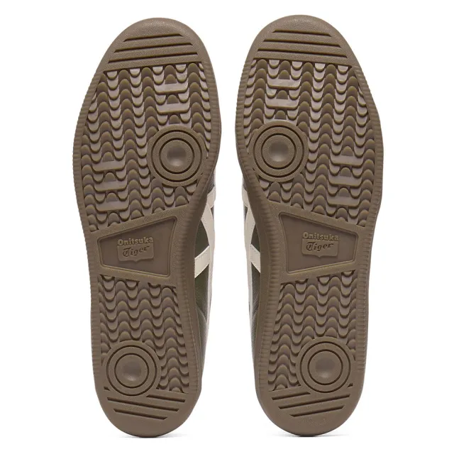 【Onitsuka Tiger】鬼塚虎-軍綠底白虎爪紋 TOKUTEN(1183C429-202)休閒鞋
