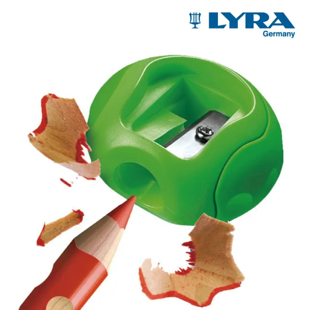 【LYRA】果凍單孔削筆器(多色)｜粗洞洞鉛筆專用 削鉛筆 三角鉛筆 粗三角鉛筆 洞洞筆