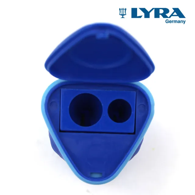 【LYRA】雙孔削筆器-1入(削鉛筆機 削鉛筆 大小通吃 削鉛筆器 筆削)