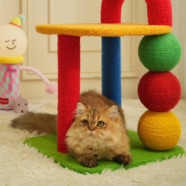 【MIAO FAIRY 喵仙兒】繽FUN趣味貓跳台(貓抓板/貓玩具)