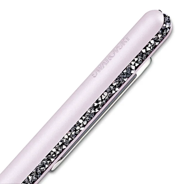 【SWAROVSKI 施華洛世奇】官方直營 Crystal Shimmer 圓珠筆 粉紅色 鍍鉻 | 5595668