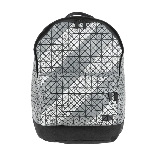【ISSEY MIYAKE 三宅一生】Daypack Autobahn 斜紋雙色拉鍊後背包(深灰/淺灰)