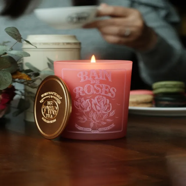 アロマグッズ TWG TEA Bain de Roses Scented Candle TWG Tea】玫瑰芬香茶薰香蠟燭Bain de Rose Tea Scented Candle(茶薰香