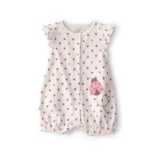 【Carter’s】嬰兒 純棉短袖遊戲褲（連身裝）（原廠公司貨  童裝 嬰兒裝 遊戲褲）