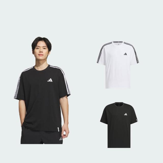 【adidas 愛迪達】休閒運動短袖上衣 T恤 棉質 男(多款任選)