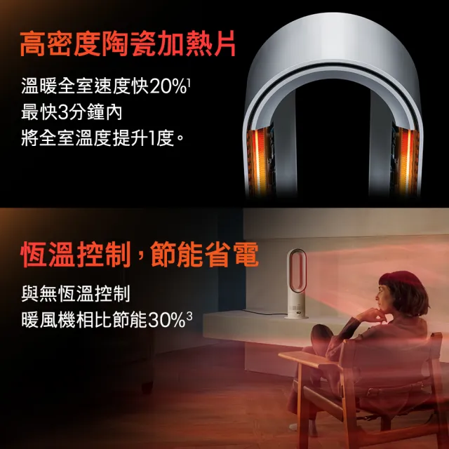 【dyson 戴森】HD16 吹風機 溫控 負離子(普魯士藍限定色) + AM15 涼暖風扇 (超值組)