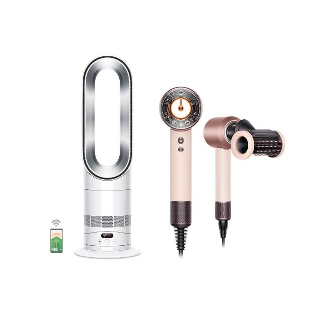 【dyson 戴森】HD16 全新一代 吹風機 溫控 負離子(粉霧玫瑰) + AM15 涼暖風扇 (超值組)