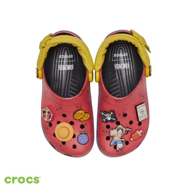 【Crocs】中性鞋 航海王 魯夫 聯名系列 克駱格 洞洞鞋(212125-90H)